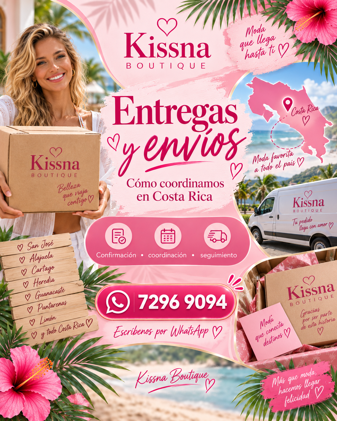 Cómo coordinamos entregas y envíos en Costa Rica