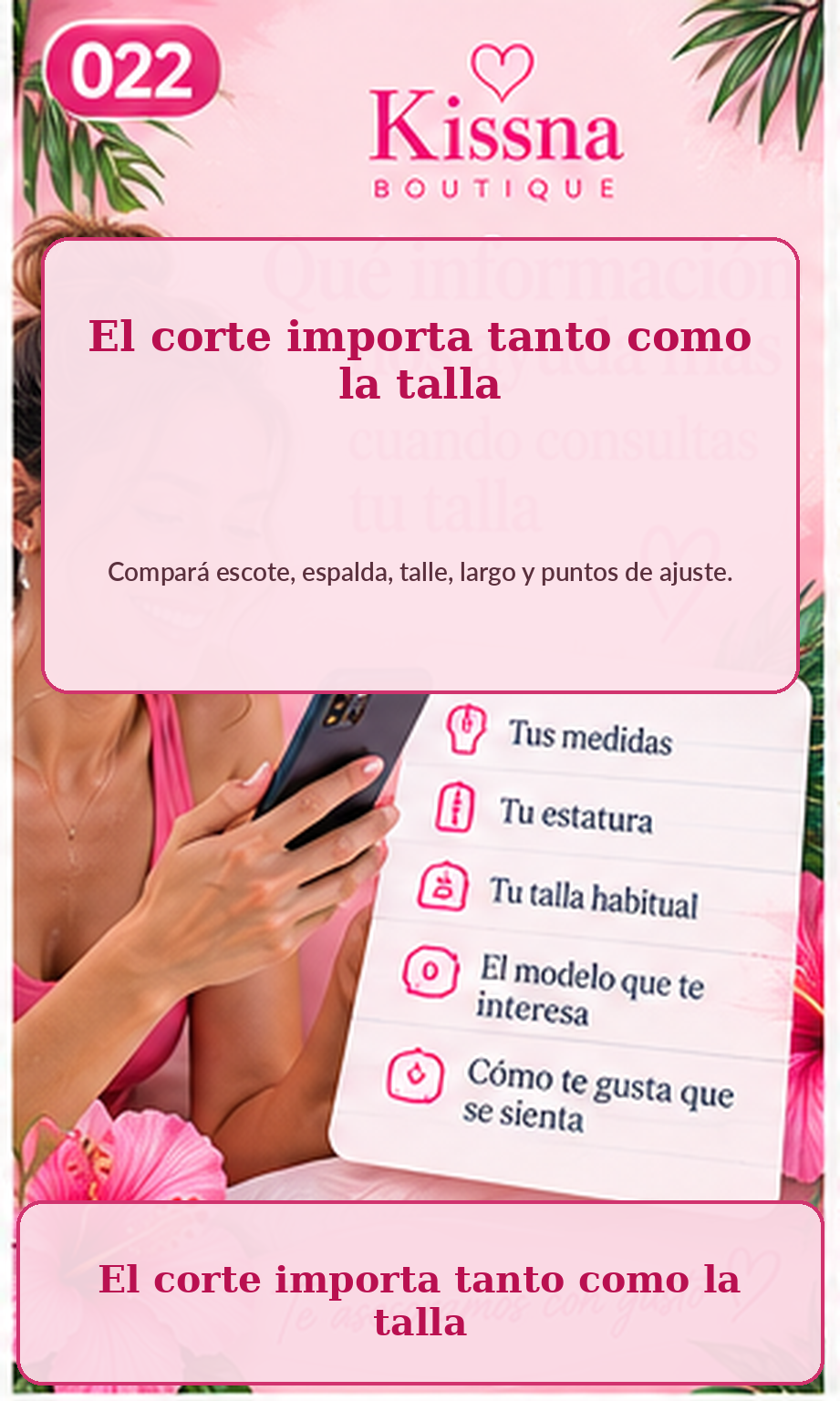 Por qué el corte importa tanto como la talla cuando comparás dos modelos