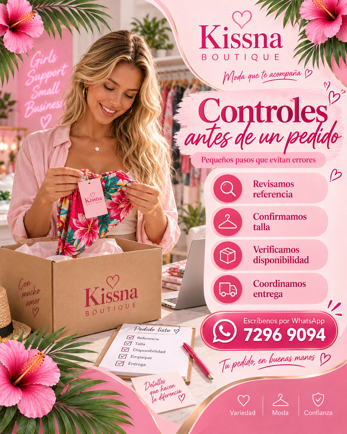 Los controles simples que ayudan a prevenir errores antes de un pedido