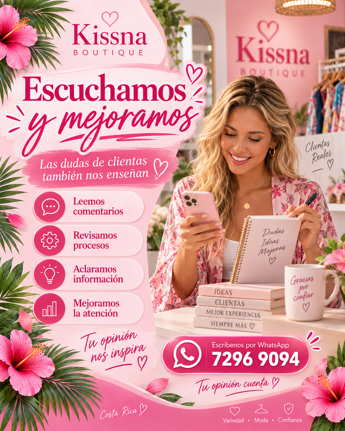 Cómo usamos las dudas y comentarios de clientas para revisar nuestra atención