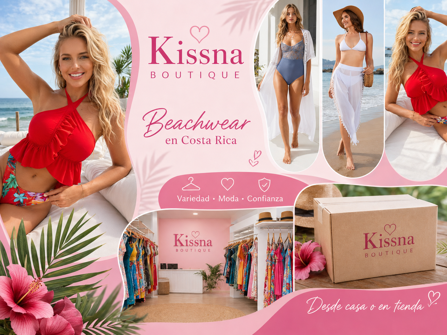 Traje de baño de mujer de Kissna Boutique, tienda de trajes de baño en Costa Rica.