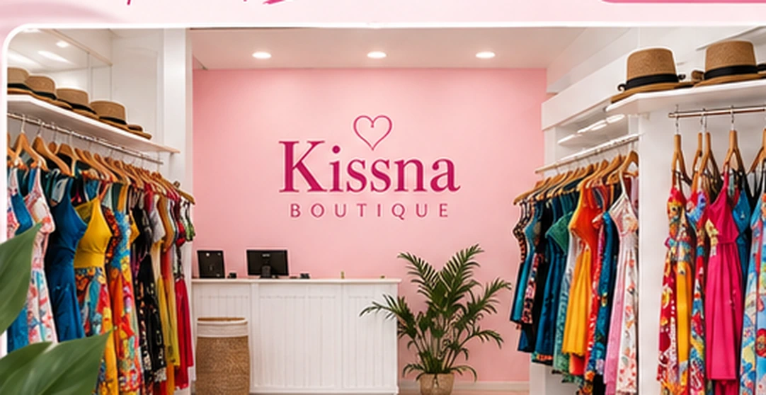 Ilustración decorativa de moda para la sección de tienda física